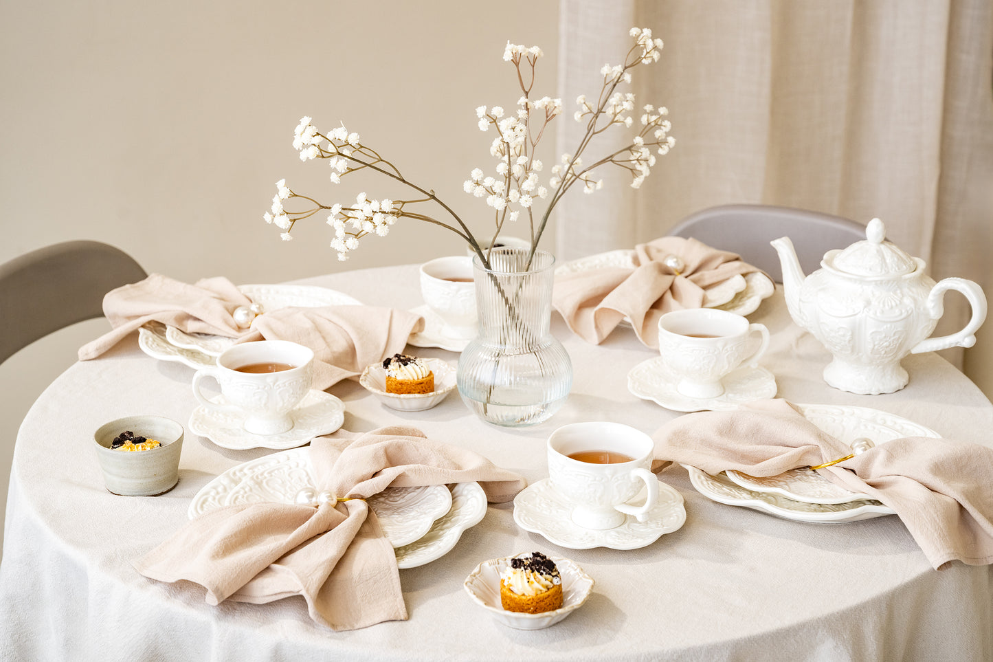 Blanc Classique dinerbord – set van 2