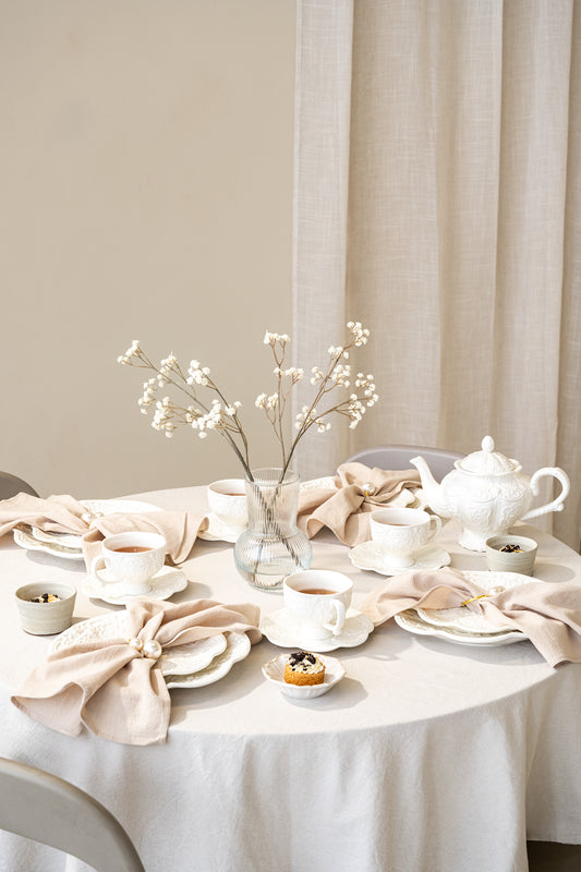 Blanc Classique – 19-delige Serviesset | 6-Persoons